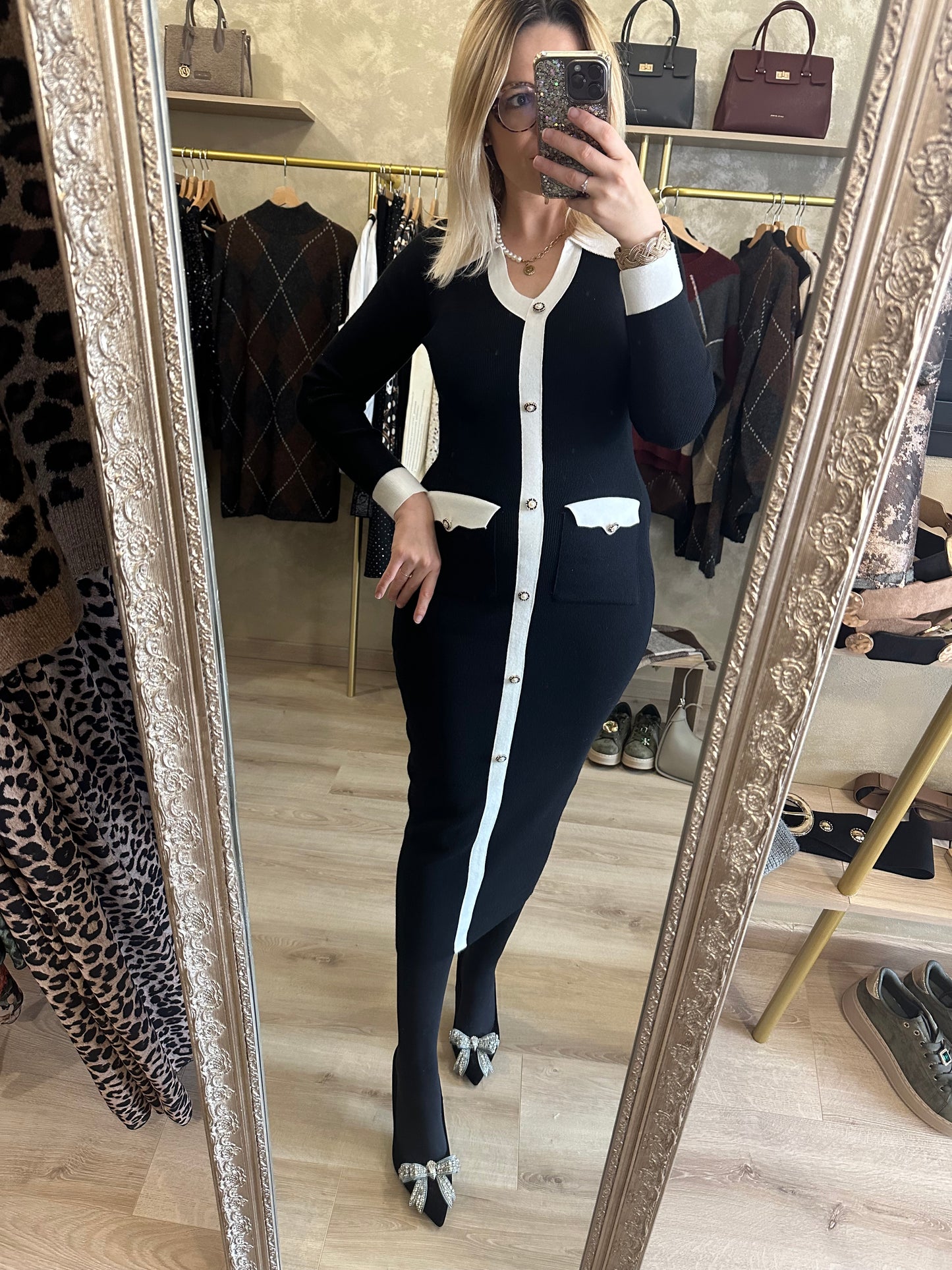 Robe Pull CHIC bicolore