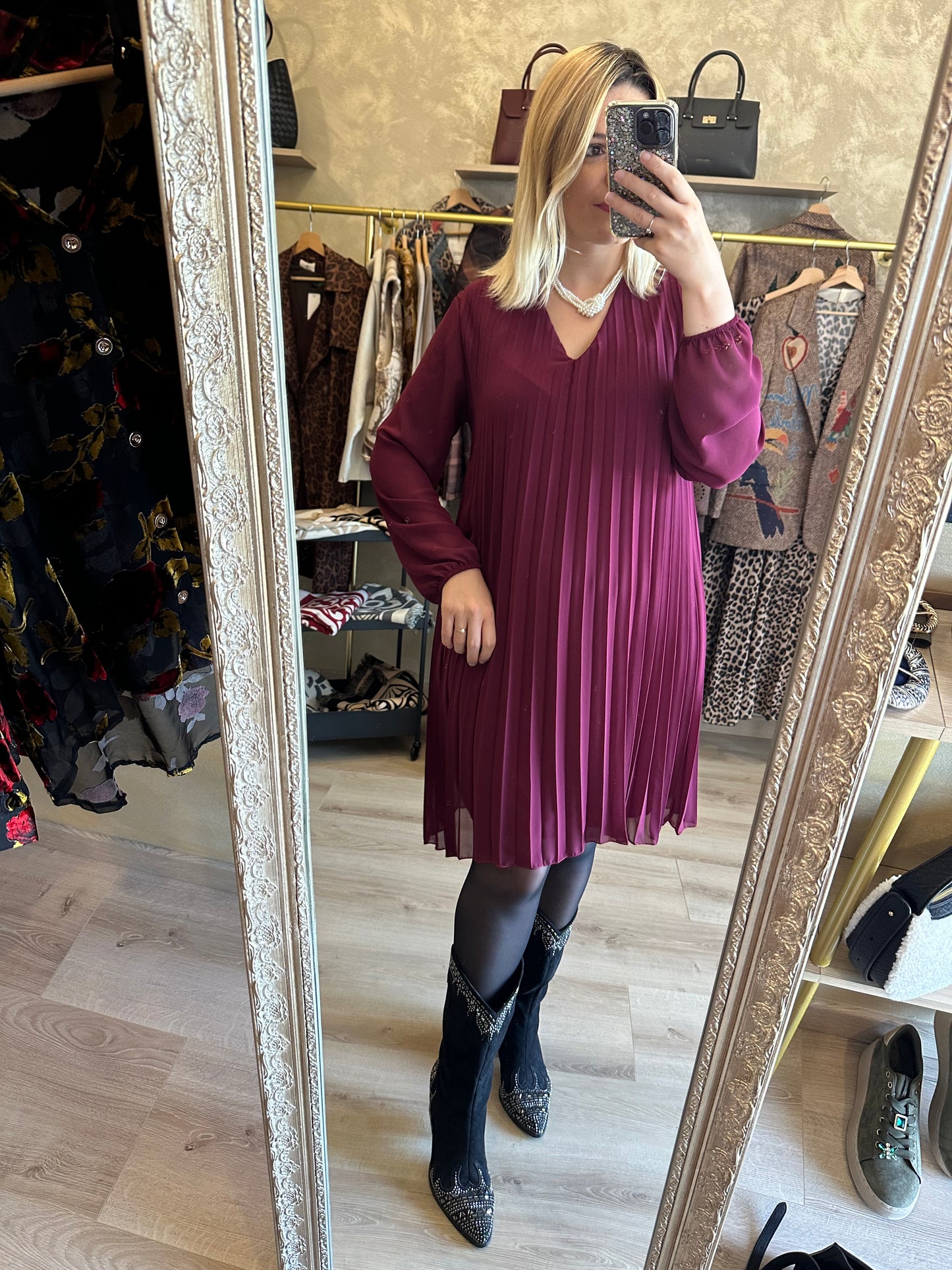 Robe CONSTANCE prune