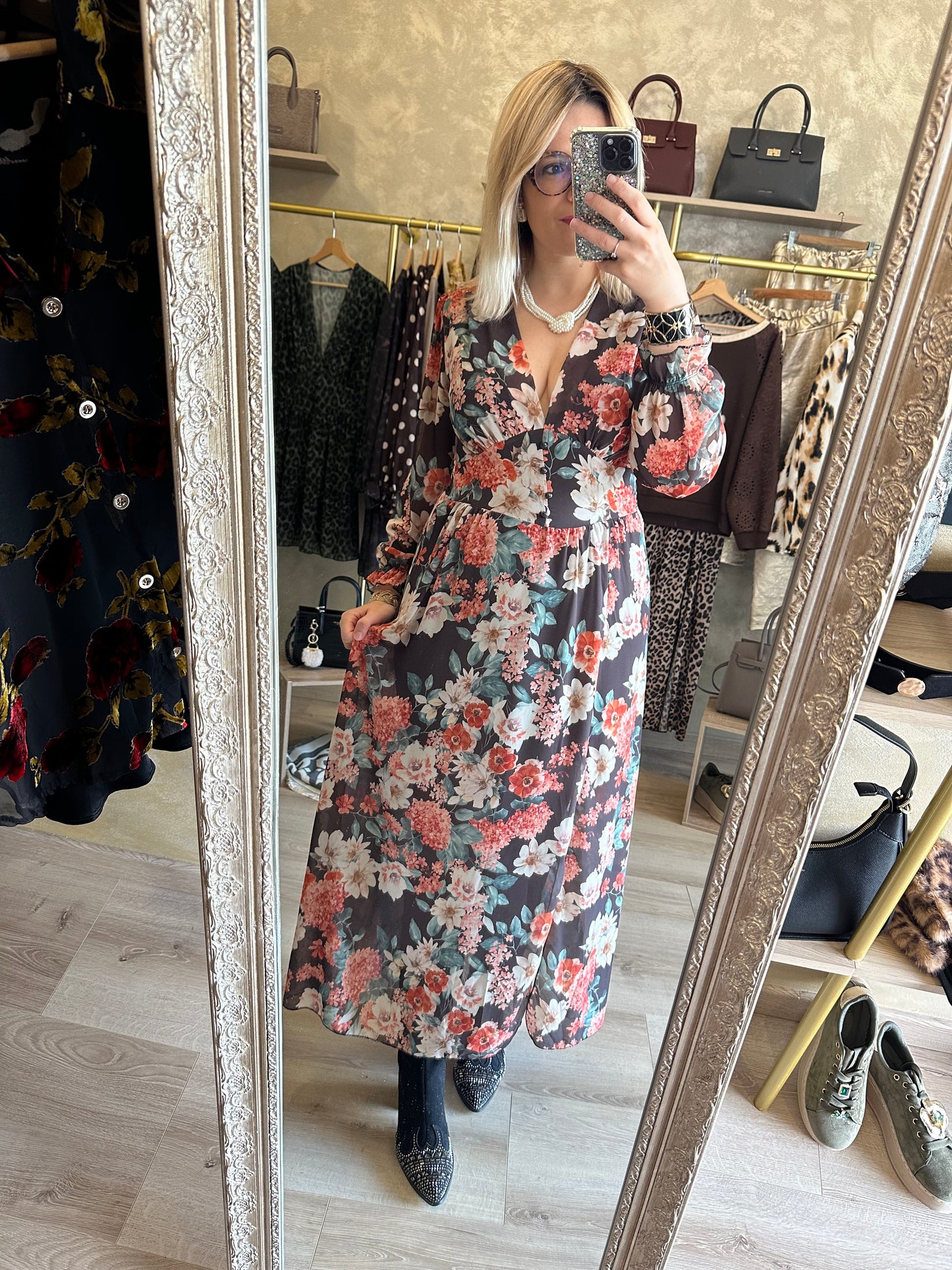 Robe PÉTRA fleurie