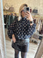 Blouse POIS noire