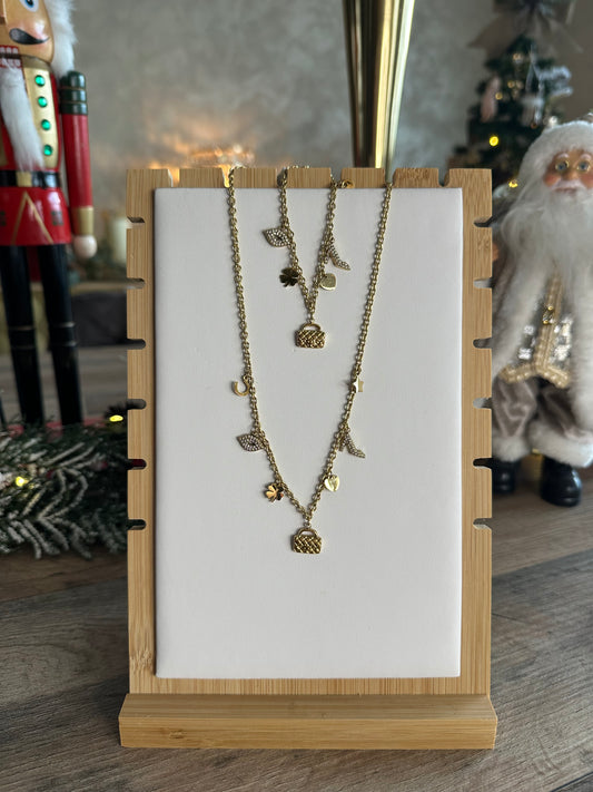 Collier et/ou bracelet FASHION doré