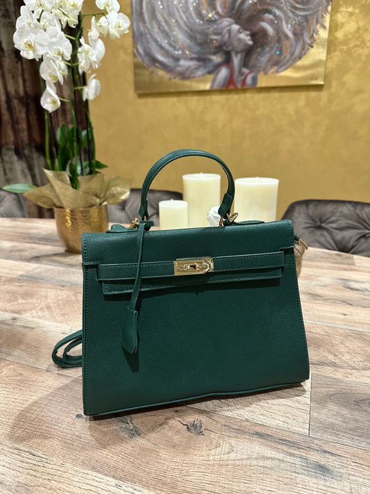 Sac PARISIENNE vert sapin