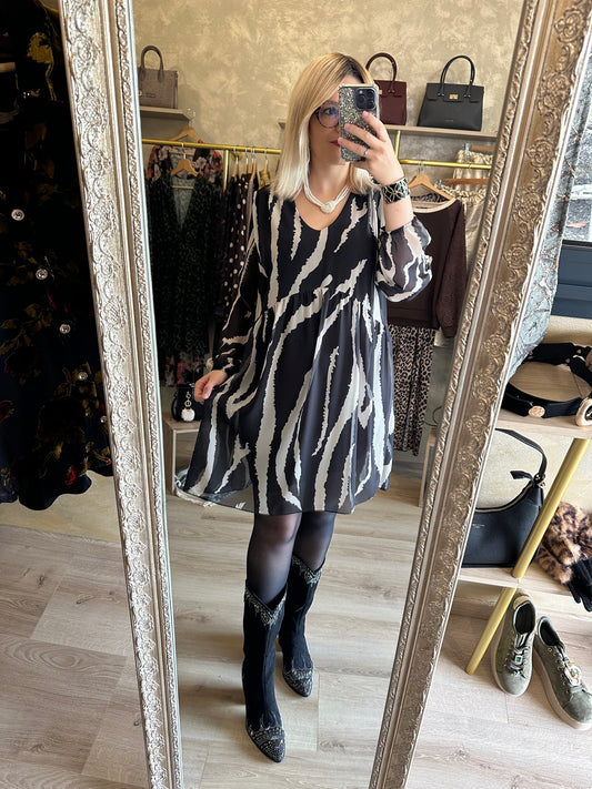 Robe CANNES zèbre