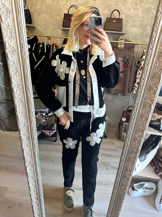 Pantalon VELOURS noir