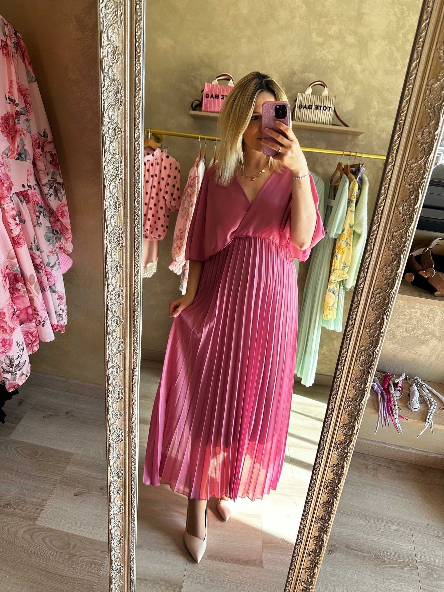 Robe SANARY framboise 🩷