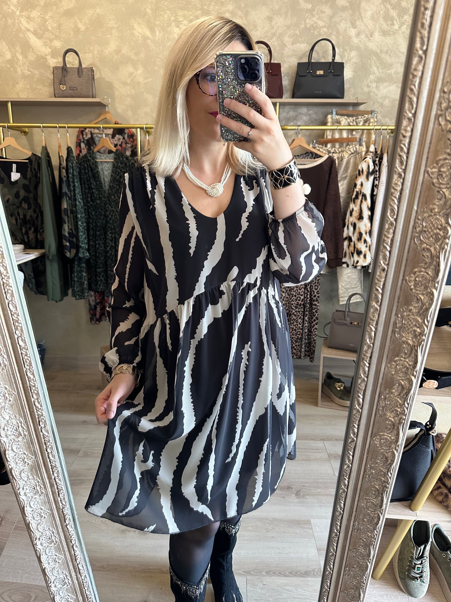 Robe CANNES zèbre