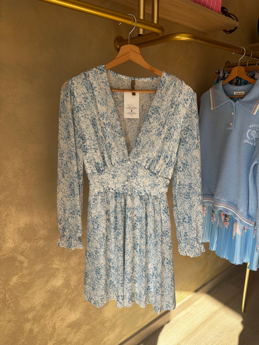 Robe FLEURETTES bleu