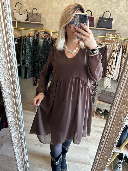 Robe CANNES chocolat