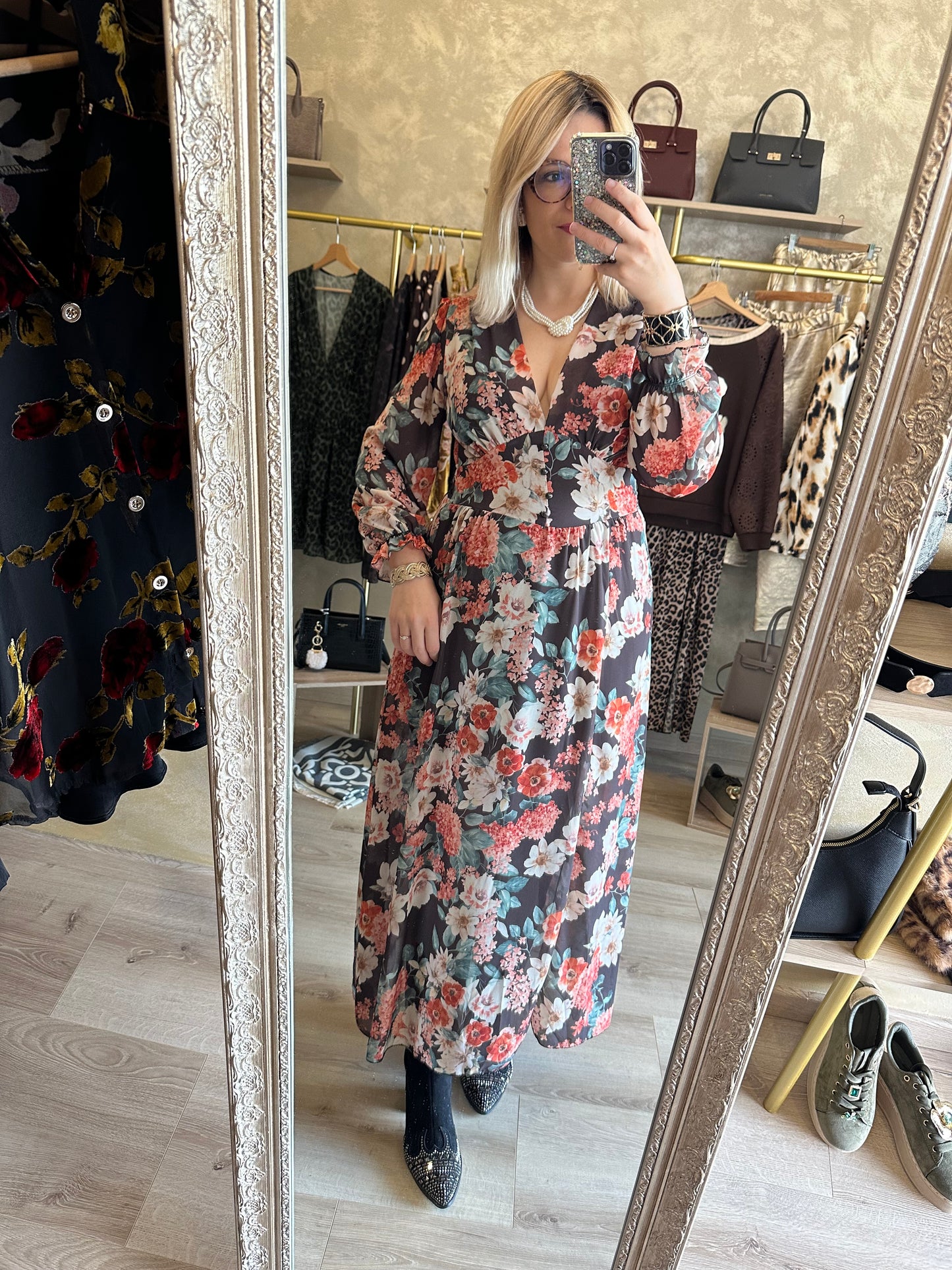 Robe PÉTRA fleurie