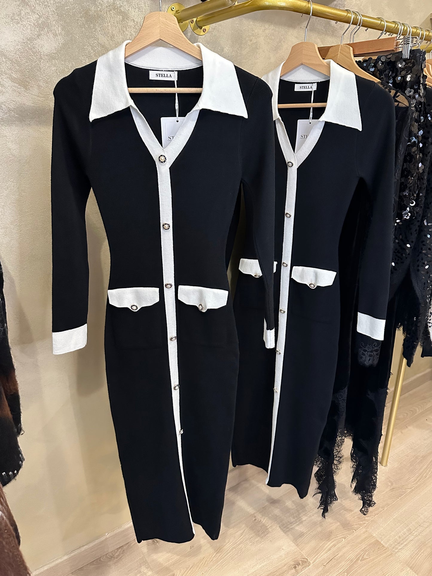 Robe Pull CHIC bicolore