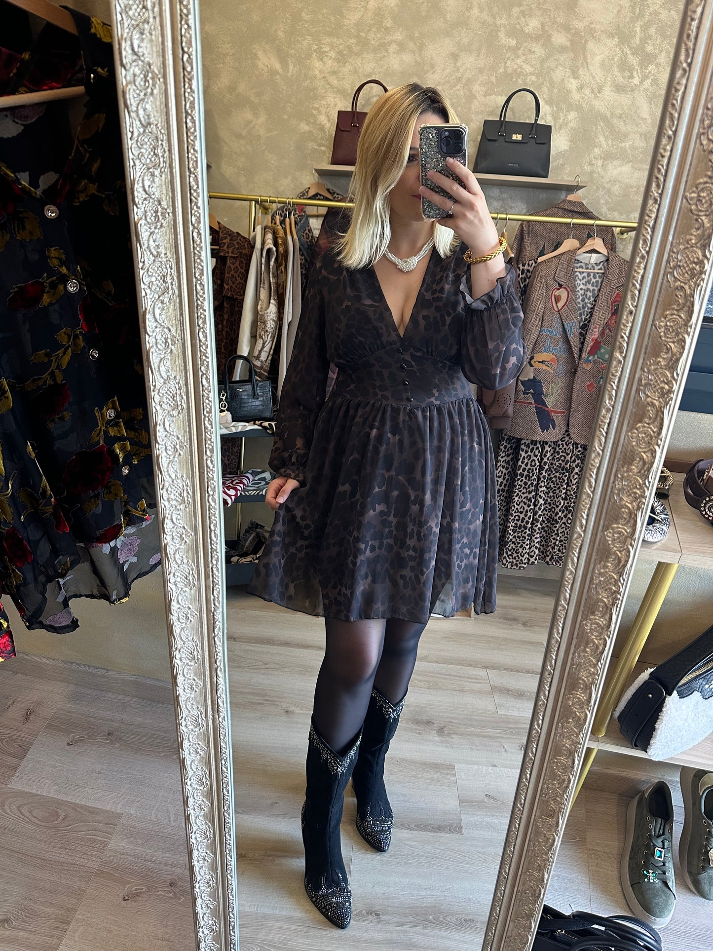 Robe PÉTRA léopard
