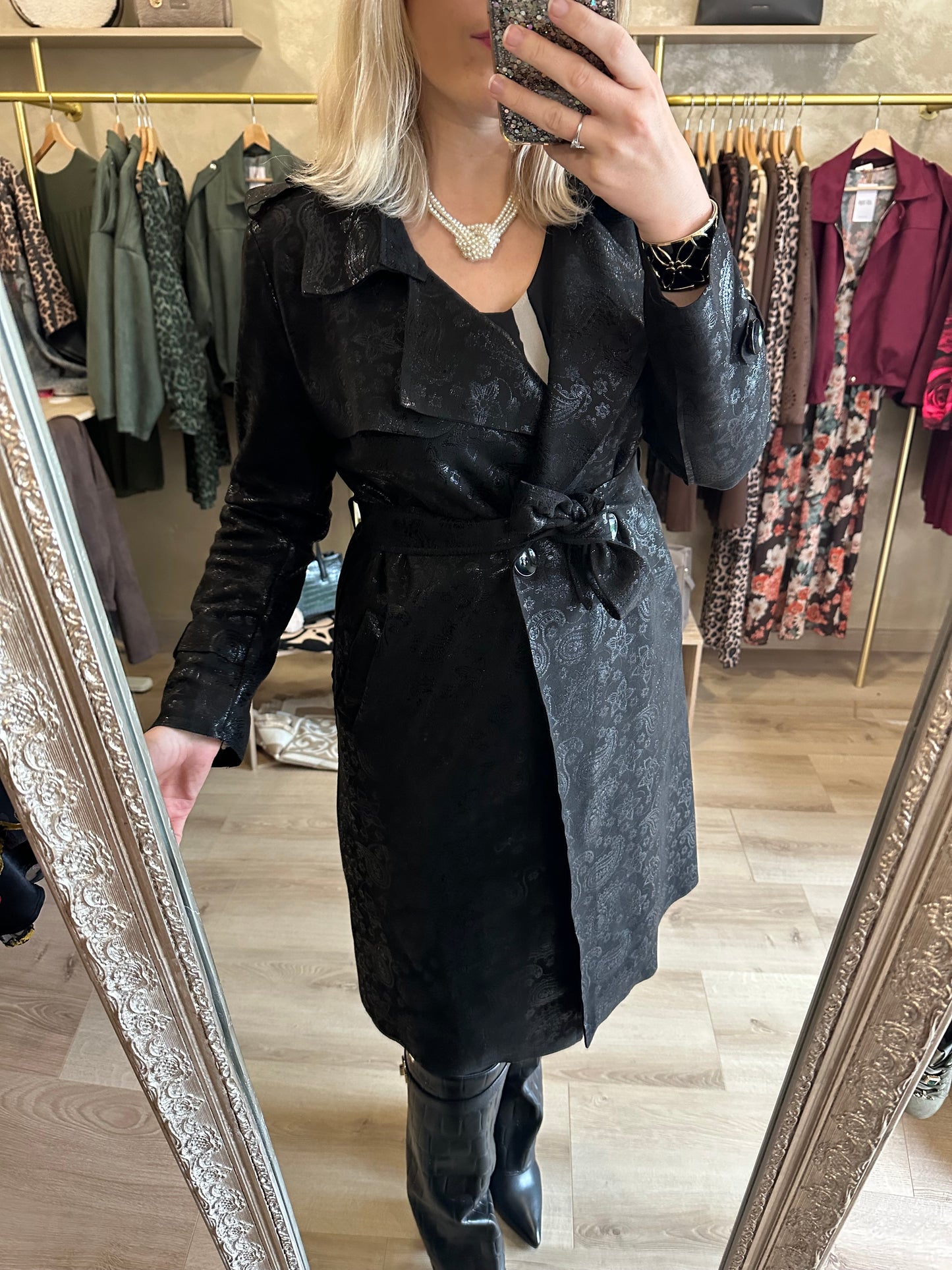 Trench VERSAILLES noir