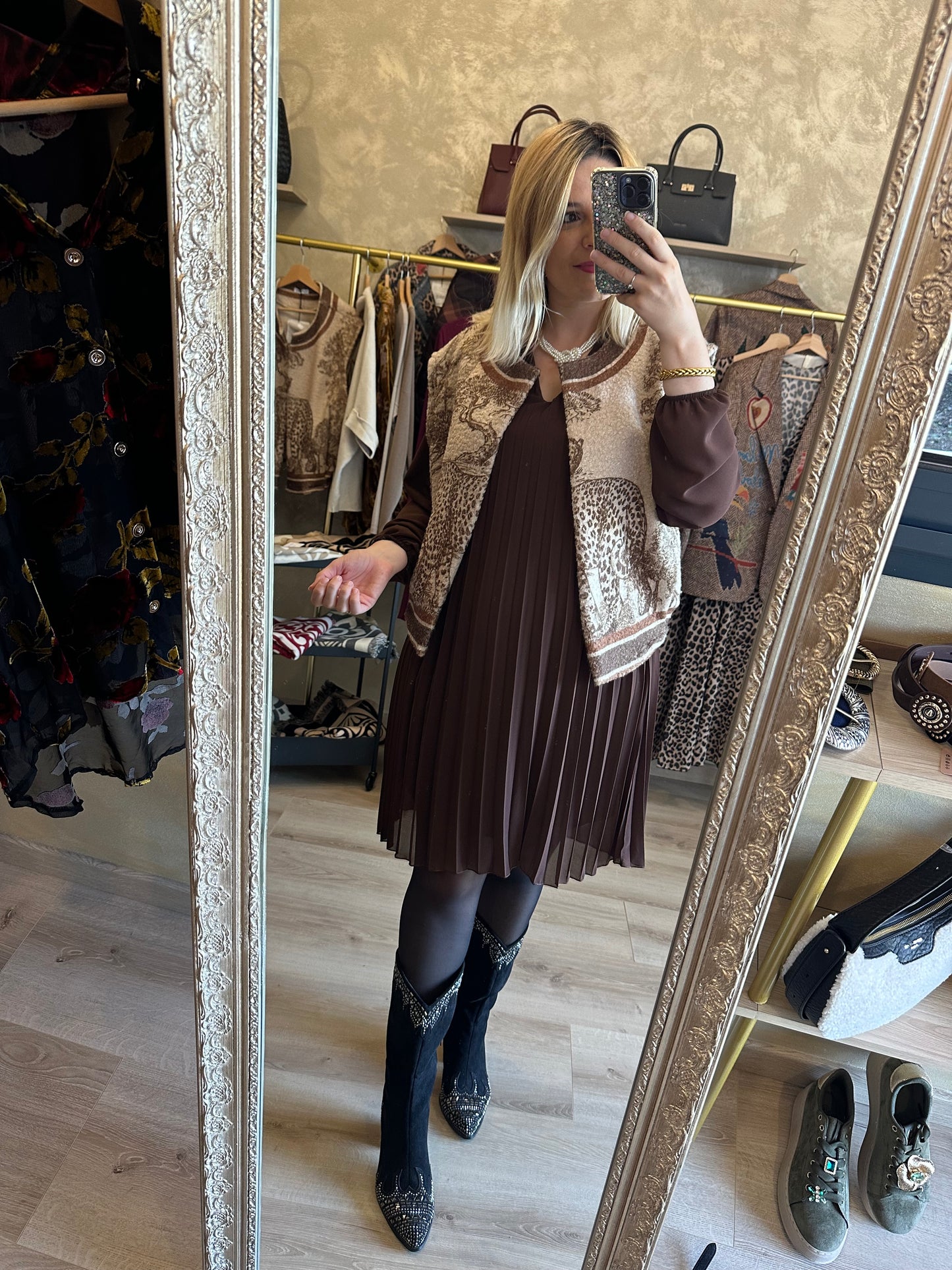 Robe CONSTANCE chocolat