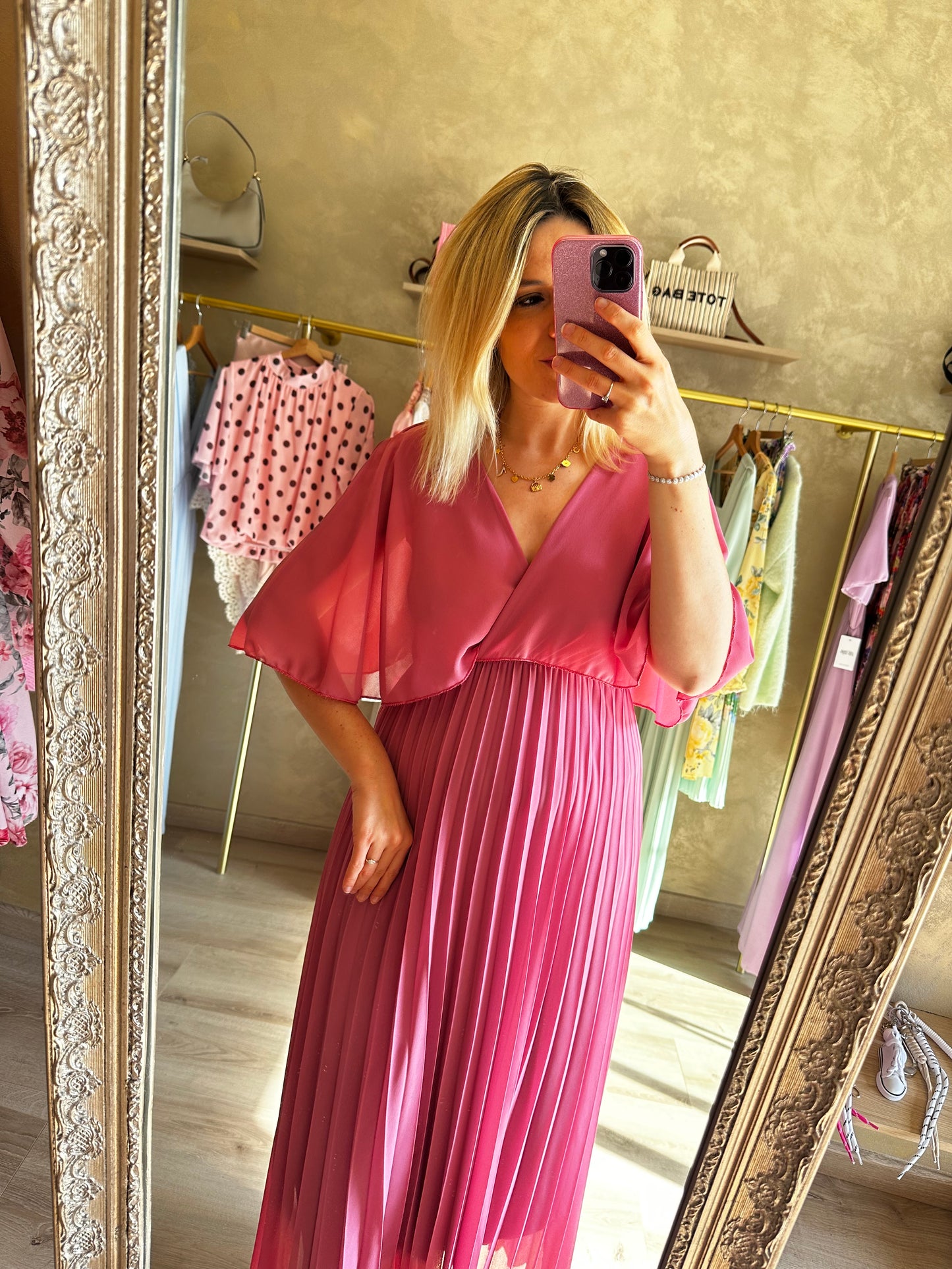 Robe SANARY framboise 🩷