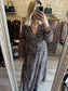 Robe PÉTRA léopard longue