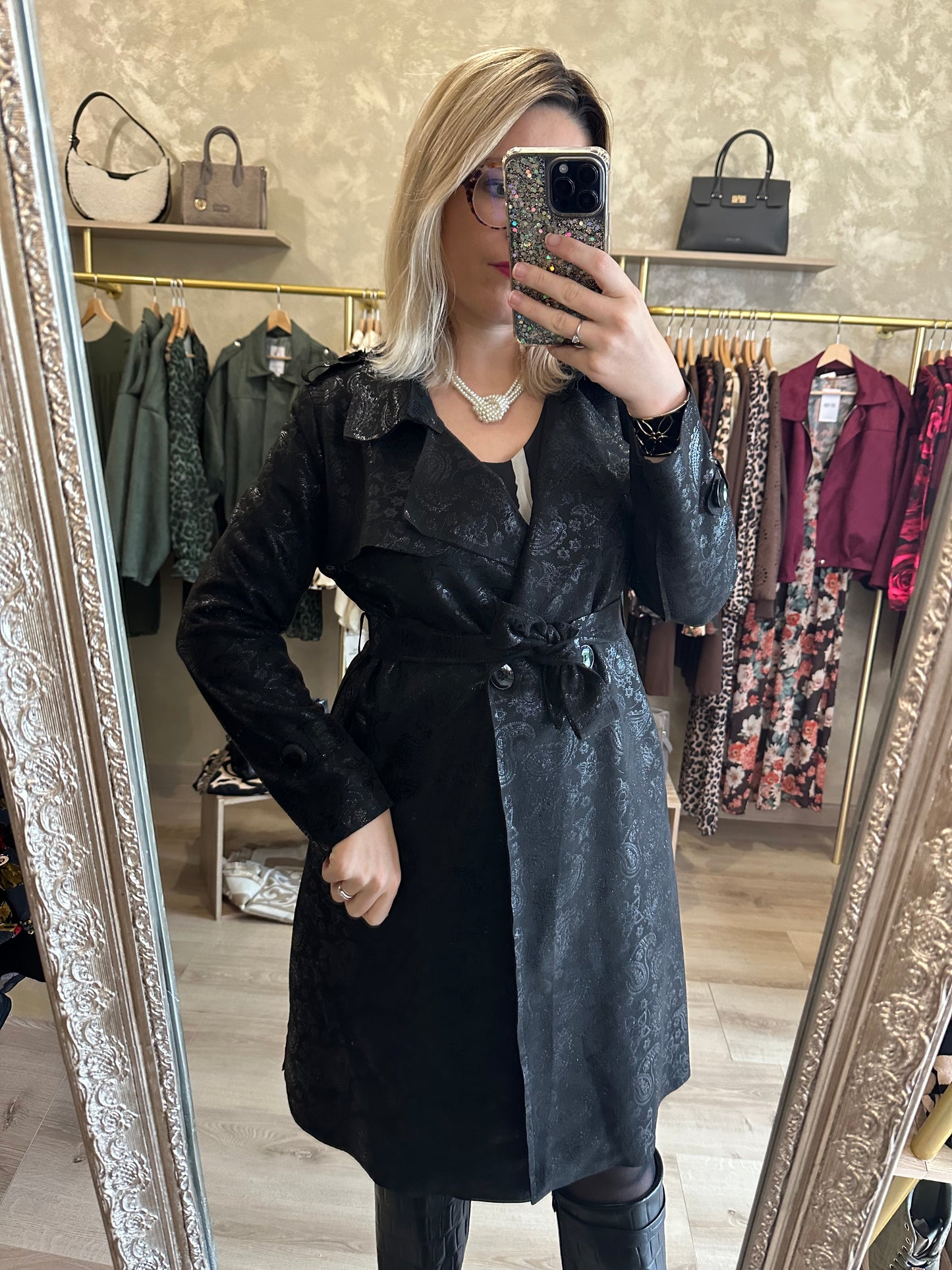 Trench VERSAILLES noir