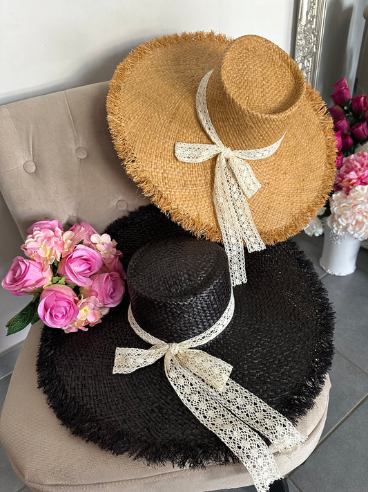 Capelines MONTE-CARLO noire et beige