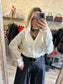 Gilet SEQUINS blanc