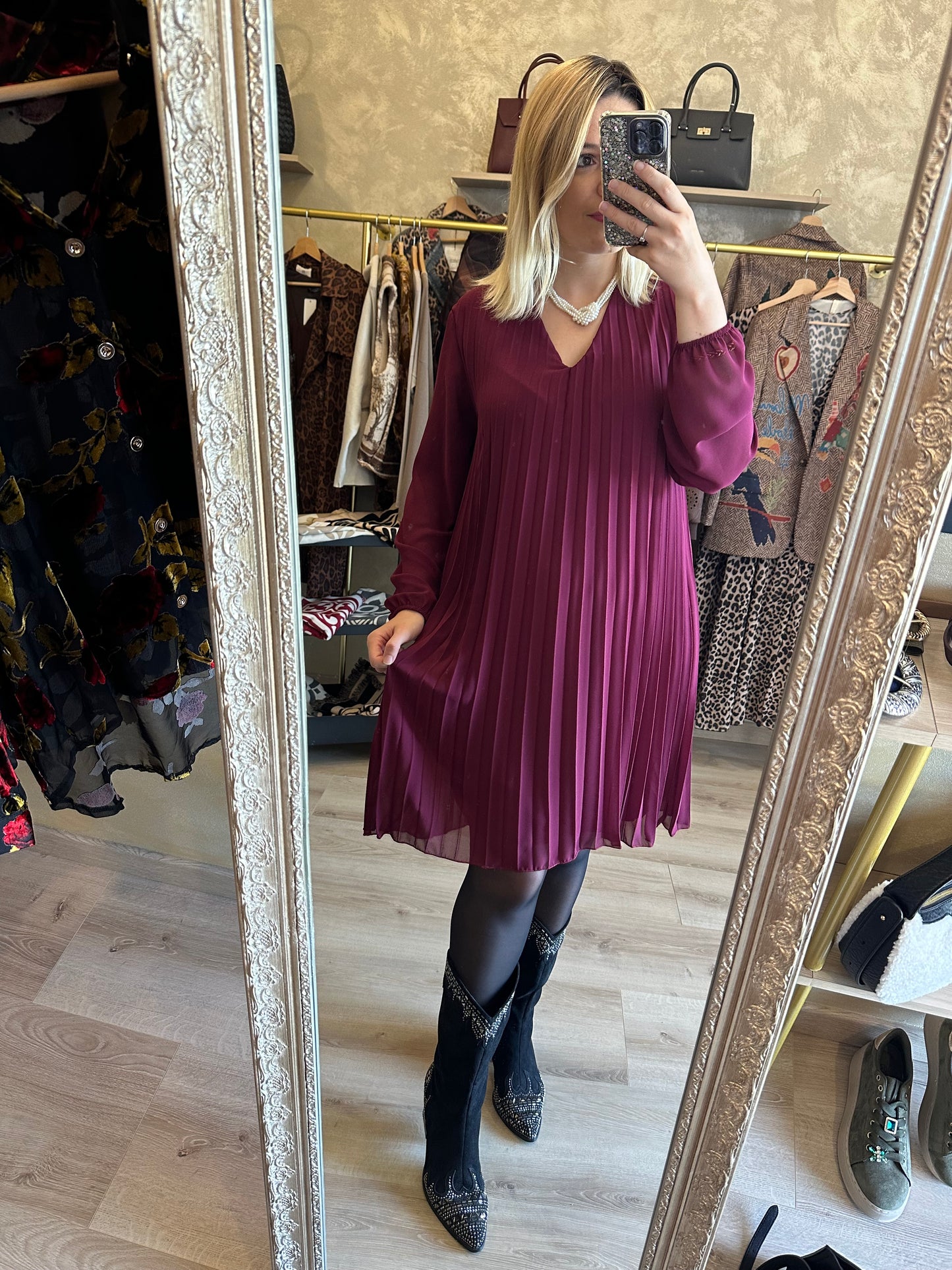 Robe CONSTANCE prune
