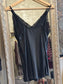 Top dentelle et satin