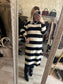 Robe pull RAYURES