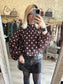 Blouse POIS chocolat