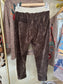 Pantalon VELOURS chocolat