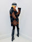 Pull JACQUARD noir - choco