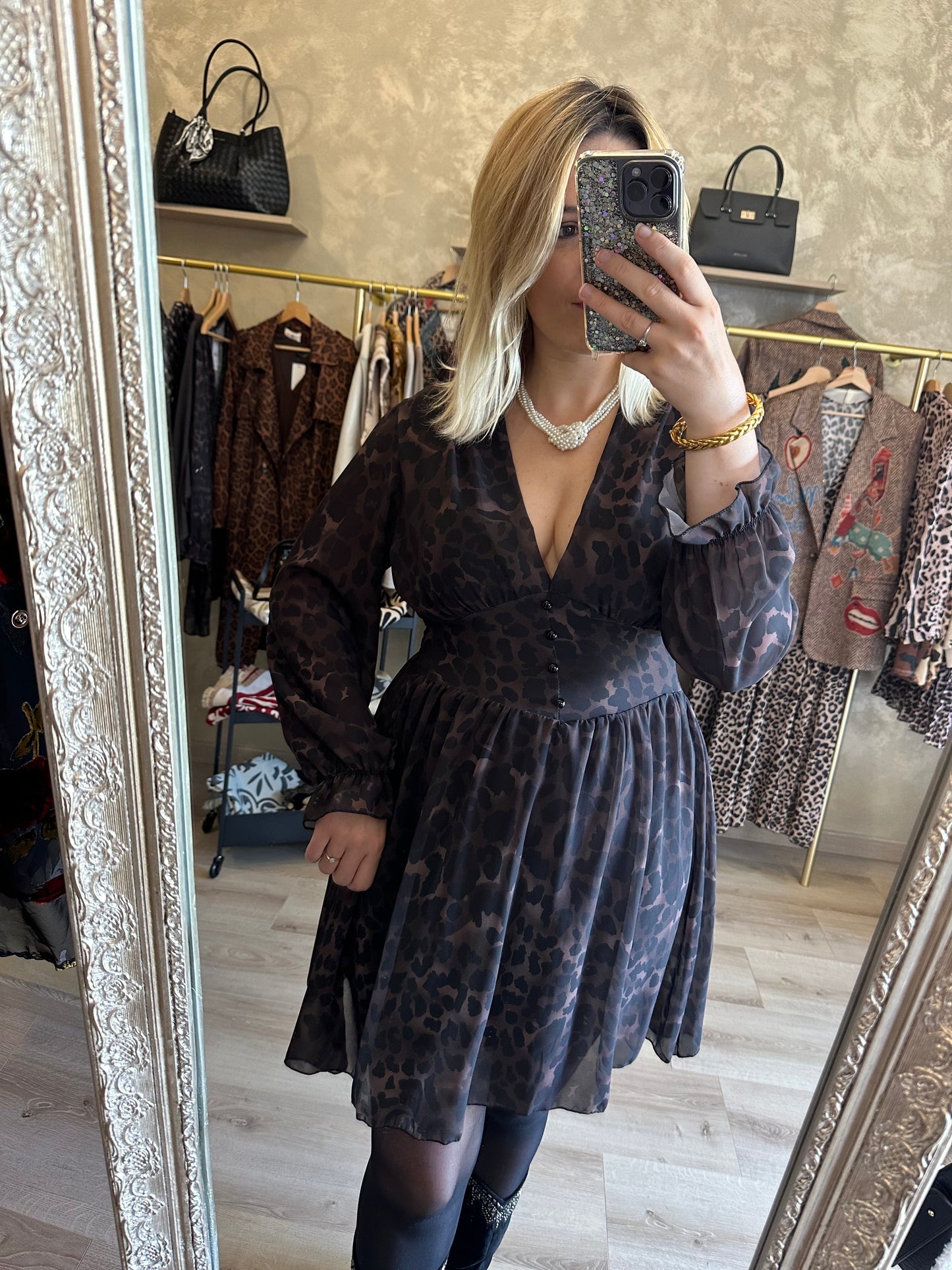 Robe PÉTRA léopard