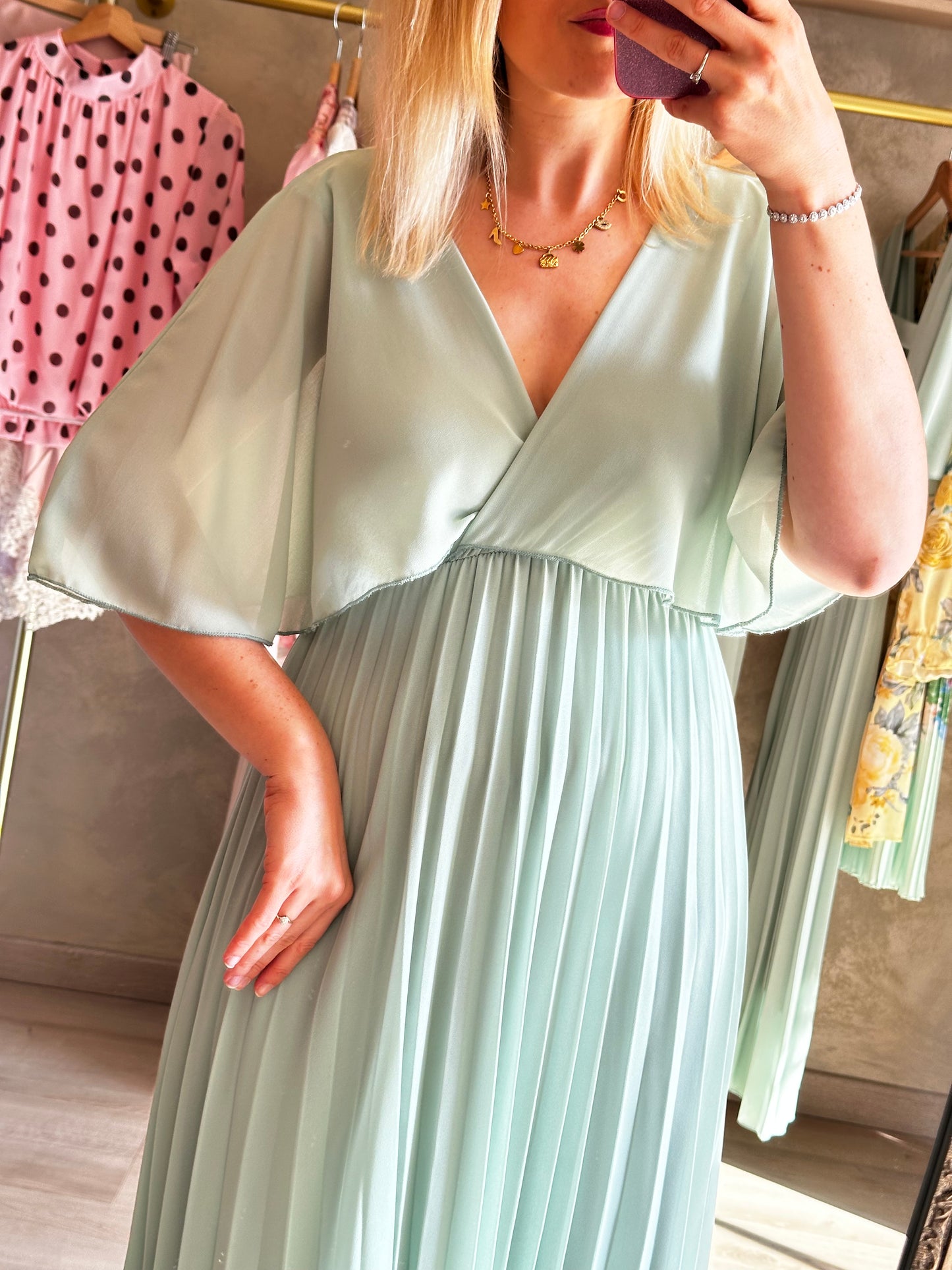 Robe SANARY vert pastel 💚