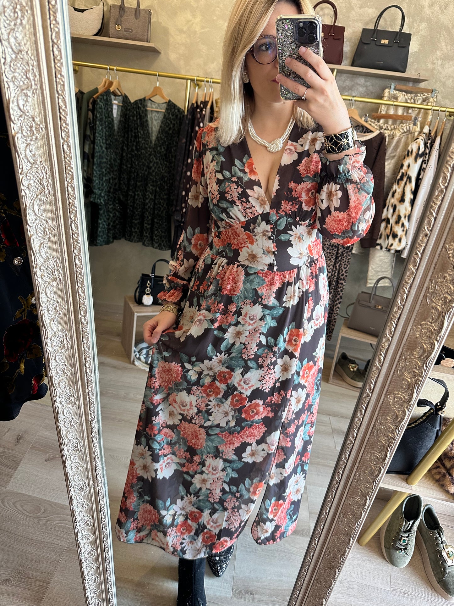 Robe PÉTRA fleurie