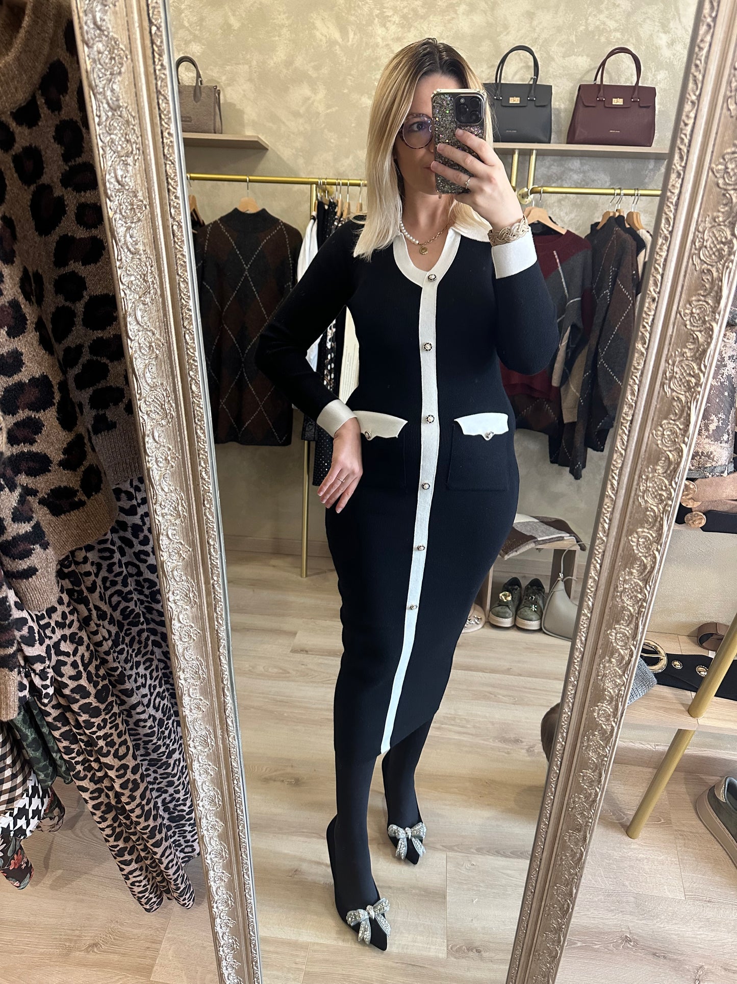 Robe Pull CHIC bicolore