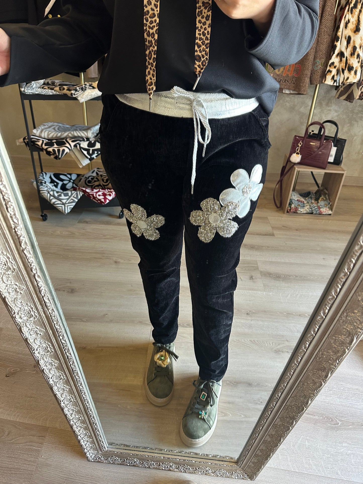 Pantalon VELOURS noir