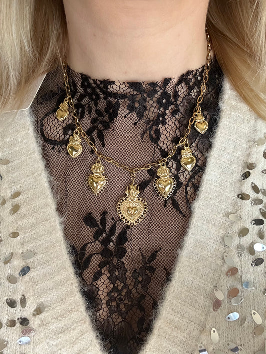 Collier et/ou bracelet CŒUR doré 💛