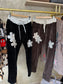 Pantalon VELOURS chocolat
