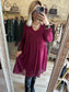 Robe CANNES bordeaux