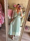 Robe SANARY vert pastel 💚