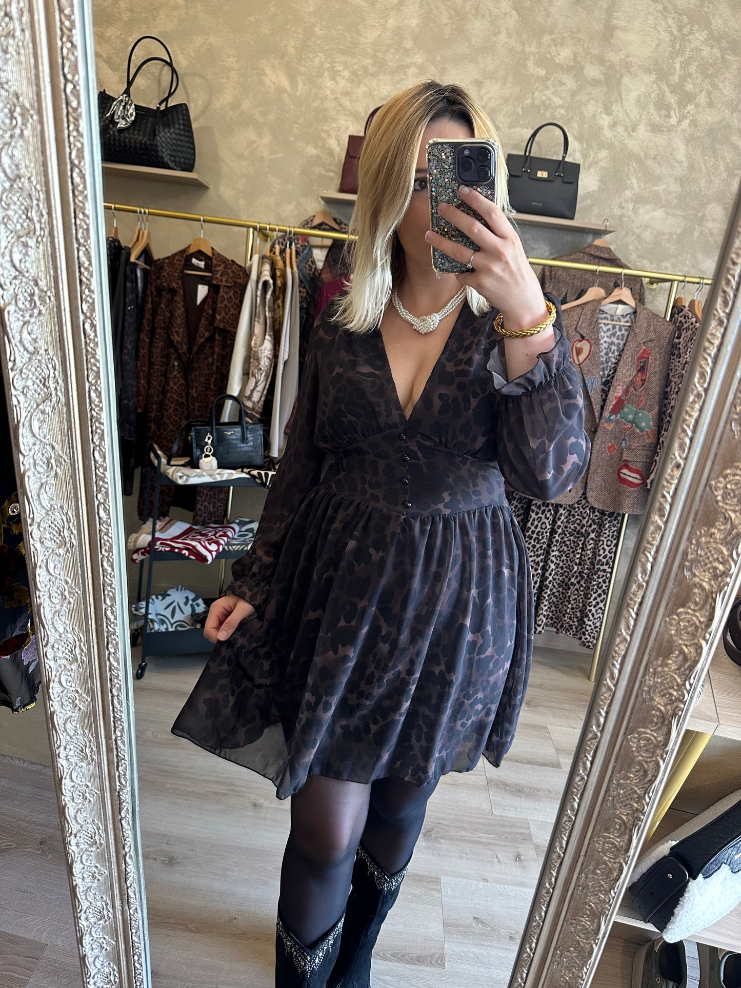 Robe PÉTRA léopard