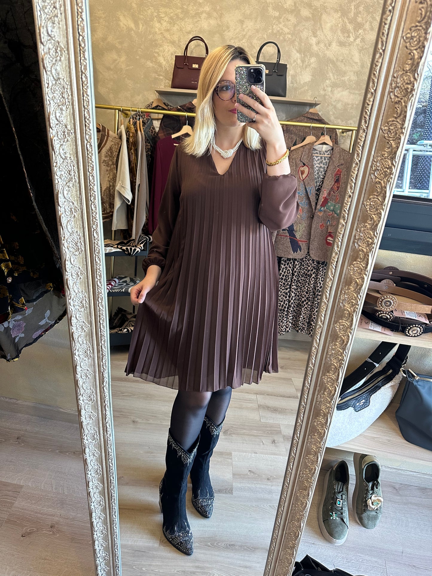 Robe CONSTANCE chocolat