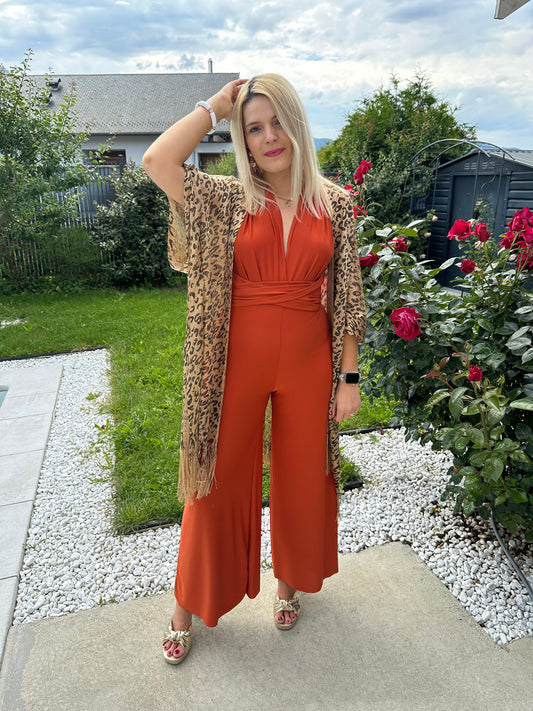 Gilet AJACCIO imprimé léopard