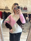 Pull BURLINGTON jacquard rose