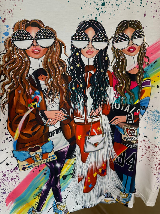 T-shirt AMY, IVY & JANE blanc