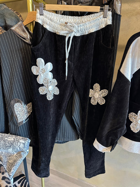 Pantalon VELOURS noir