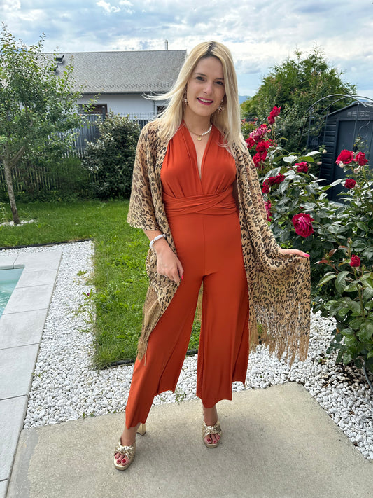 Gilet AJACCIO imprimé léopard