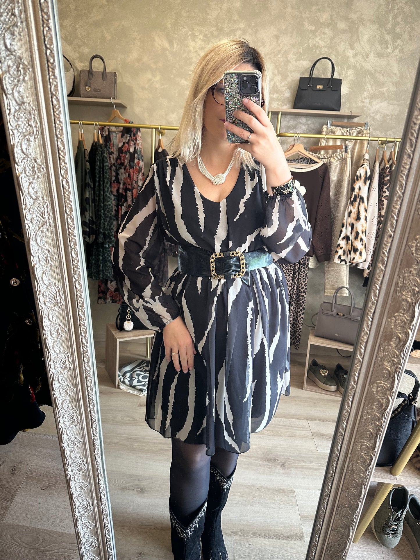 Robe CANNES zèbre