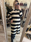 Robe pull RAYURES