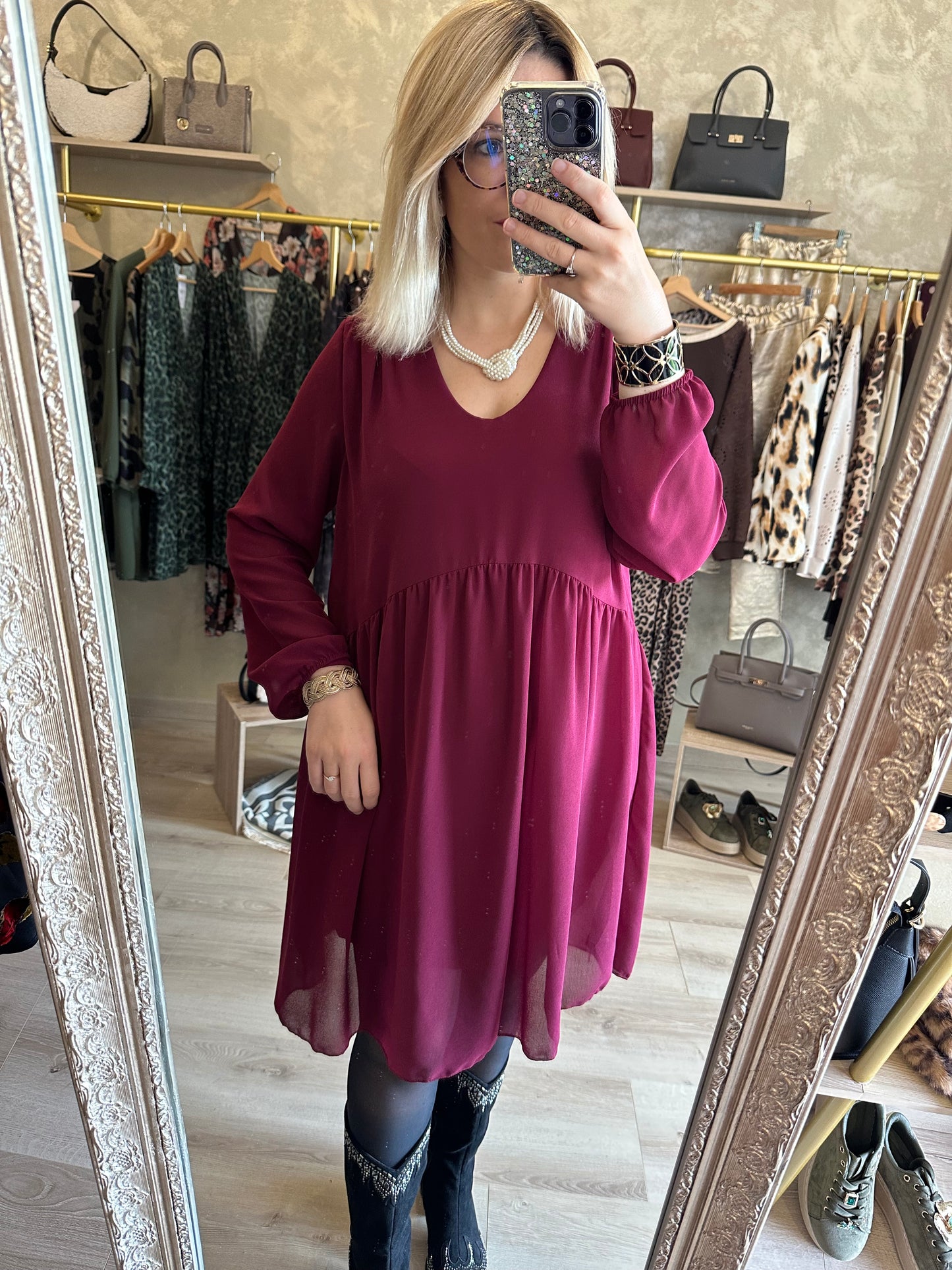 Robe CANNES bordeaux