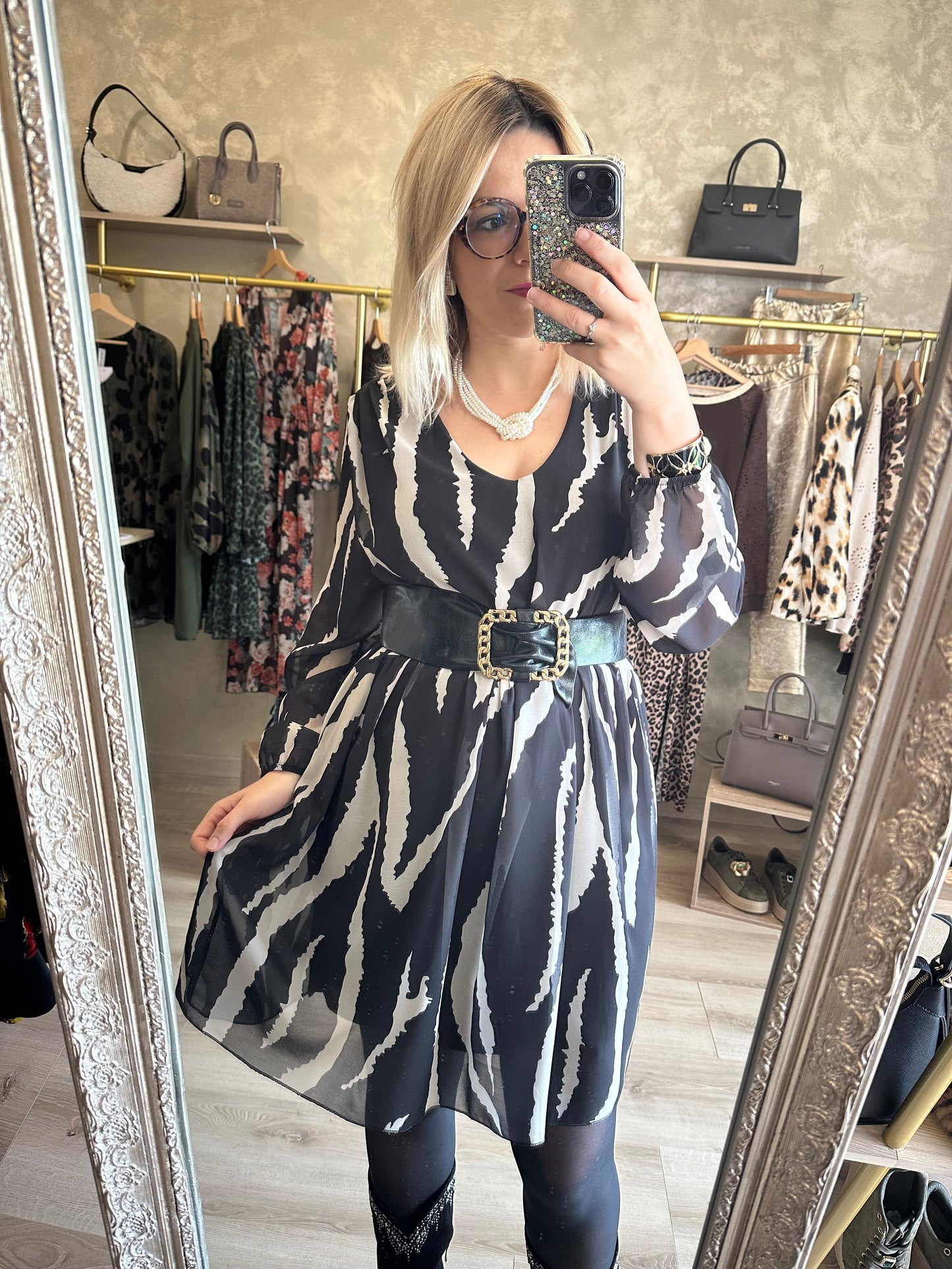 Robe CANNES zèbre