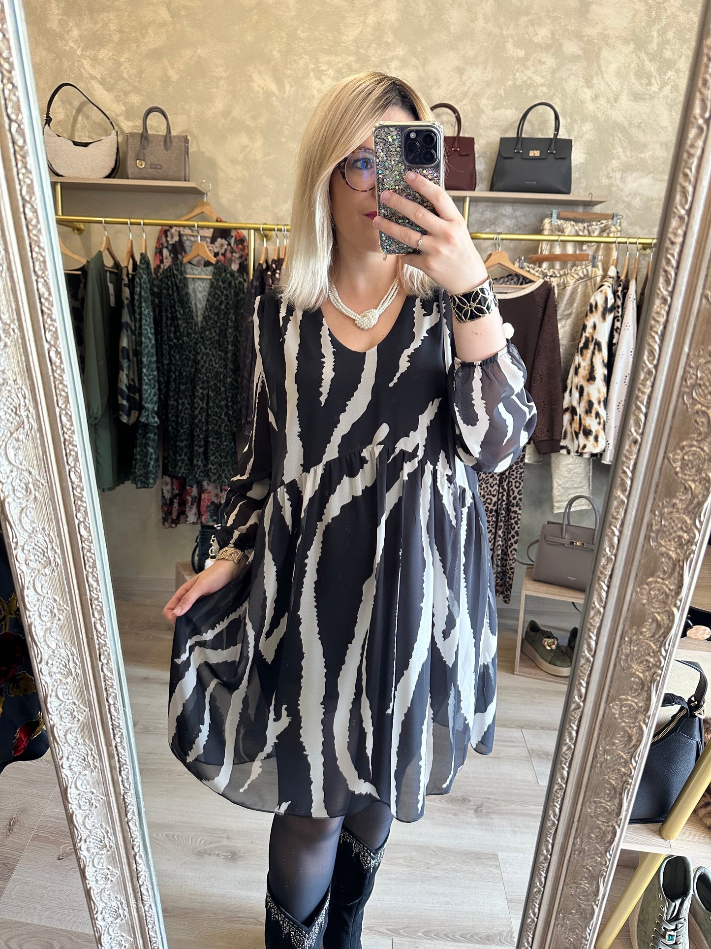 Robe CANNES zèbre