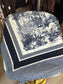 Écharpe TOILE DE JOUY bleu